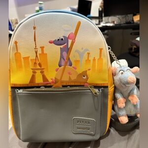 Loungefly Pixar Ratatouille Backpack - Yellow, Gray, Orange